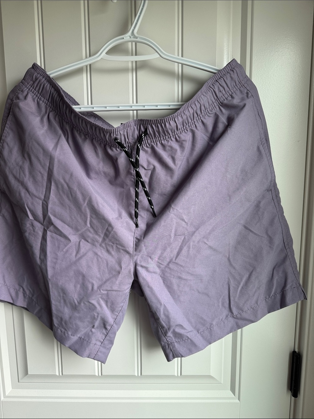 Men's Lavender Athletic Drawstring Shorts